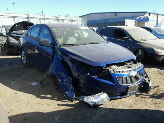 1G1PA5SGXD7303294 - 2013 CHEVROLET CRUZE LS BLUE photo 1