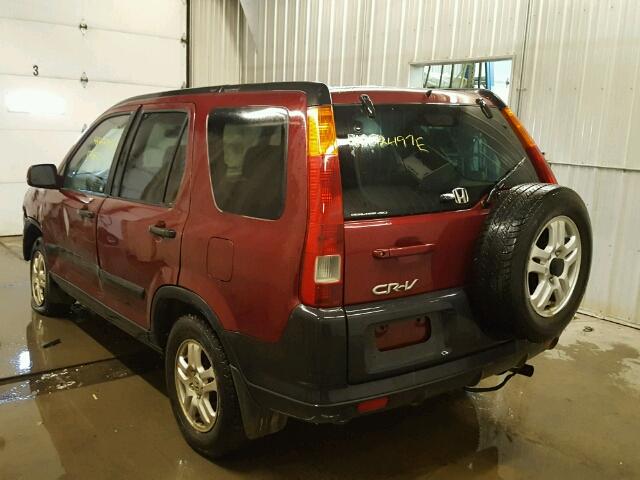 JHLRD78803C026070 - 2003 HONDA CR-V EX RED photo 3