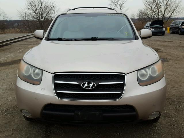 5NMSH73E77H059123 - 2007 HYUNDAI SANTA FE S 金色 照片 9