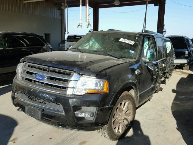 1FMJU1JT4FEF31782 - 2015 FORD EXPEDITION BLACK photo 2