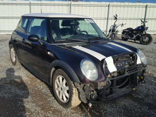 WMWRE33433TD63503 - 2003 MINI COOPER S PURPLE photo 1