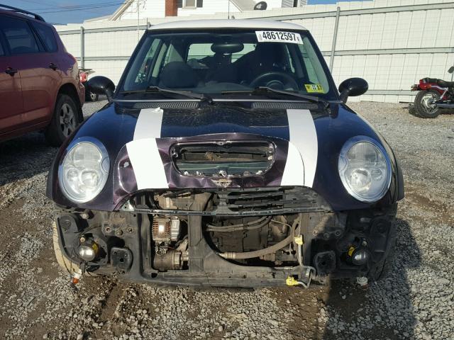 WMWRE33433TD63503 - 2003 MINI COOPER S PURPLE photo 9