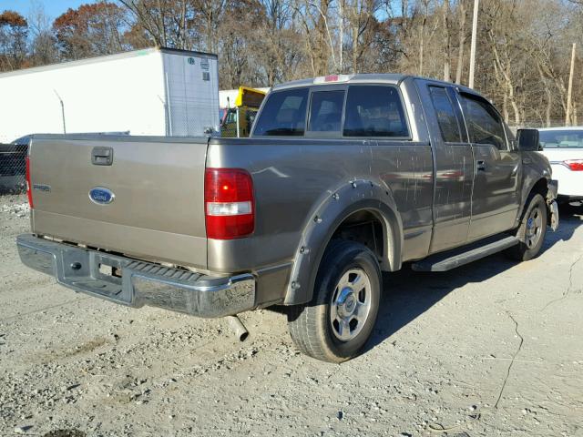 1FTRX14W24NA21884 - 2004 FORD F150 TAN photo 4