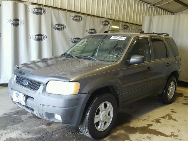 1FMYU93114KA78275 - 2004 FORD ESCAPE XLT GRAY photo 2