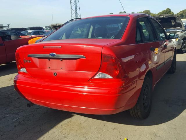 1FAFP33P82W183508 - 2002 FORD FOCUS LX RED photo 4