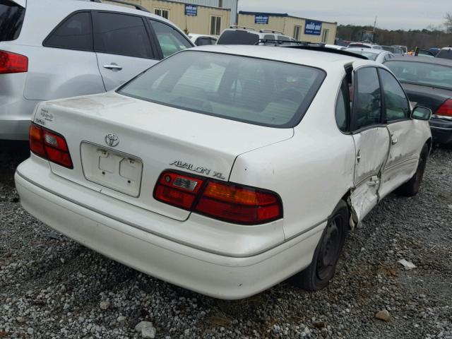 4T1BF18B4XU309696 - 1999 TOYOTA AVALON XL WHITE photo 4