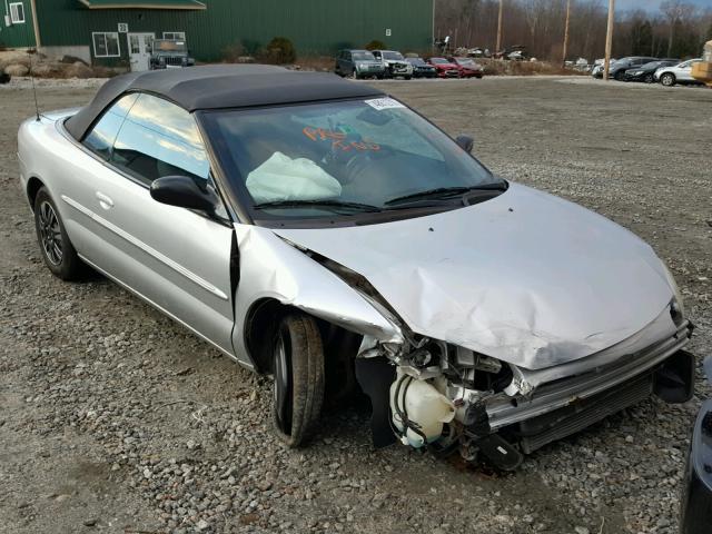 1C3EL45X04N283216 - 2004 CHRYSLER SEBRING LX SILVER photo 1