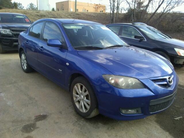 JM1BK123071692443 - 2007 MAZDA 3 S BLUE photo 1