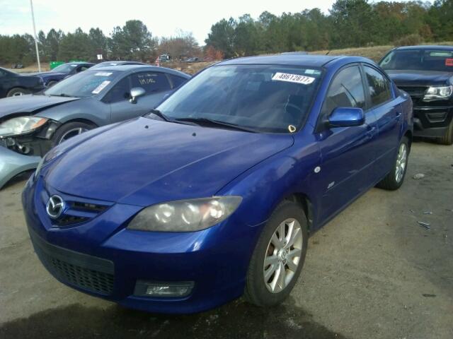 JM1BK123071692443 - 2007 MAZDA 3 S BLUE photo 2