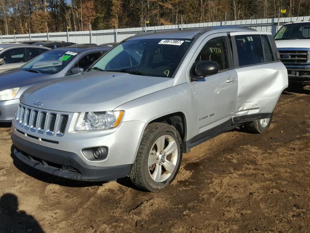 1C4NJDBB7DD271757 - 2013 JEEP COMPASS SP SILVER photo 2