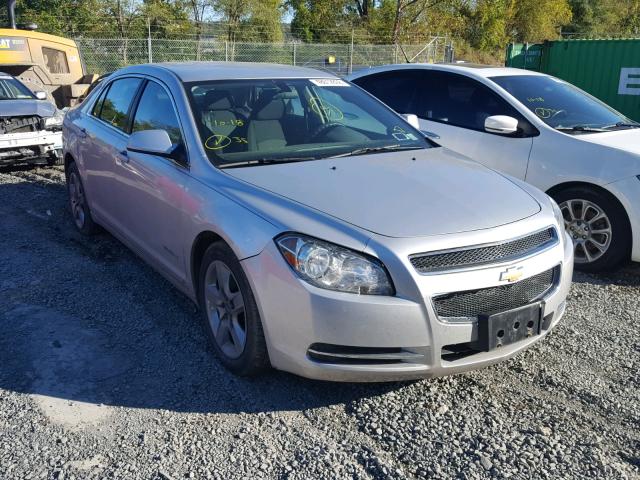 1G1ZH57B594156392 - 2009 CHEVROLET MALIBU 1LT SILVER photo 1