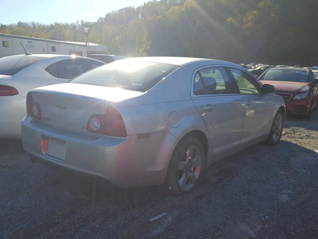 1G1ZH57B594156392 - 2009 CHEVROLET MALIBU 1LT SILVER photo 4