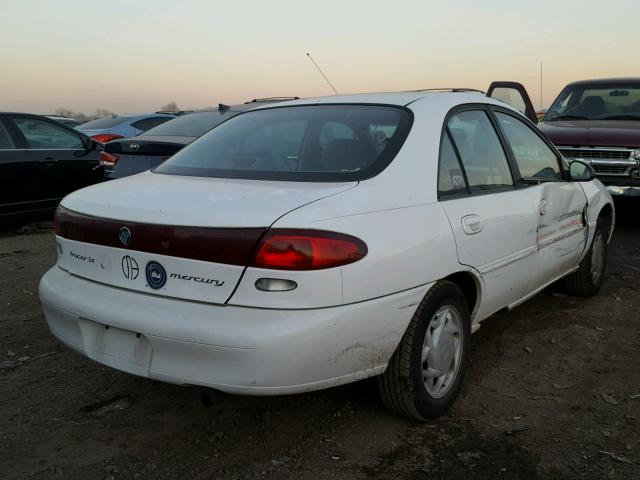 1MELM13P7VW637289 - 1997 MERCURY TRACER LS WHITE photo 4