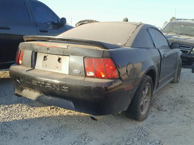 1FAFP40401F126086 - 2001 FORD MUSTANG BLACK photo 4