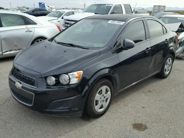 1G1JA5SH7D4191456 - 2013 CHEVROLET SONIC LS შავი ფოტო 2