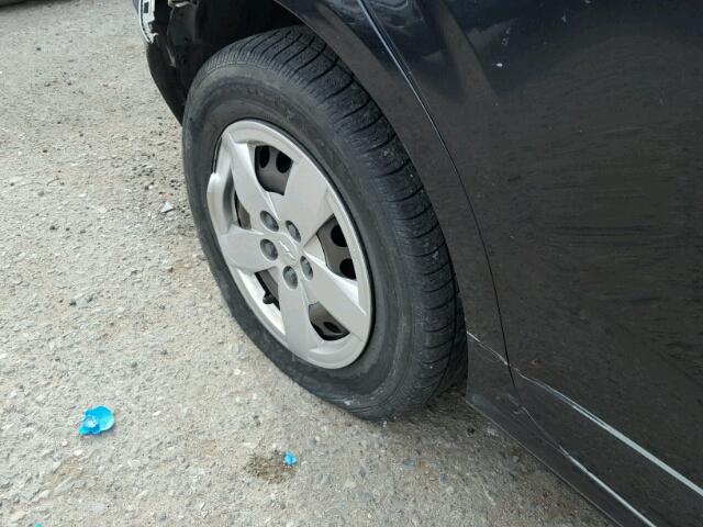 1G1JA5SH7D4191456 - 2013 CHEVROLET SONIC LS შავი ფოტო 9