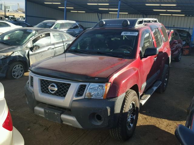 5N1AN0NW6DN825872 - 2013 NISSAN XTERRA X BURGUNDY photo 2