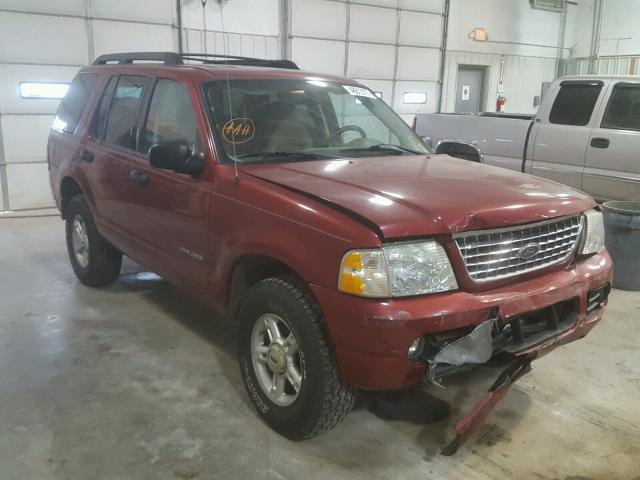 1FMZU73K35UC03400 - 2005 FORD EXPLORER X RED photo 1