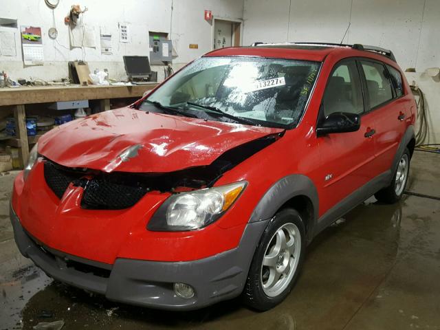 5Y2SL62843Z446397 - 2003 PONTIAC VIBE RED photo 2