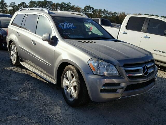 4JGBF7BE7CA796118 - 2012 MERCEDES-BENZ GL 450 4MA GRAY photo 1