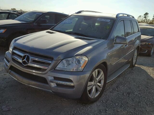 4JGBF7BE7CA796118 - 2012 MERCEDES-BENZ GL 450 4MA GRAY photo 2