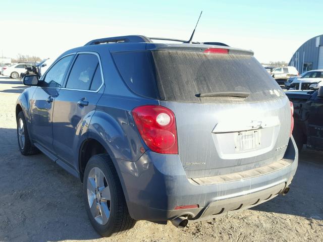 2GNFLDE57C6308461 - 2012 CHEVROLET EQUINOX LT BLUE photo 3