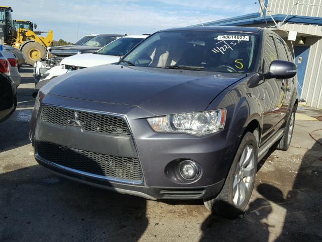 JA4JS4AX9BU019850 - 2011 MITSUBISHI OUTLANDER GRAY photo 2