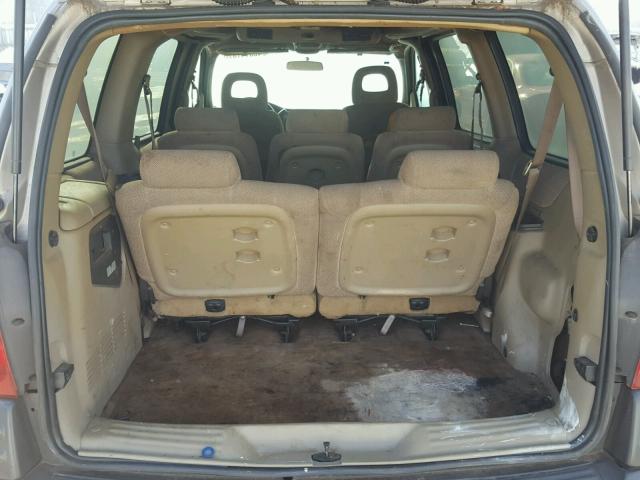 1GMDX03E01D168022 - 2001 PONTIAC MONTANA GOLD photo 9