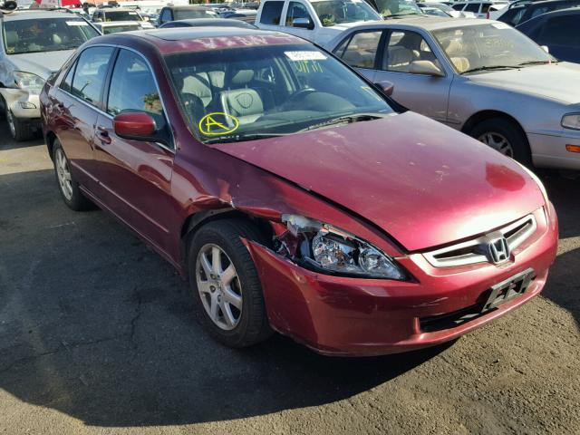 1HGCM66565A041002 - 2005 HONDA ACCORD EX 红色 照片 1