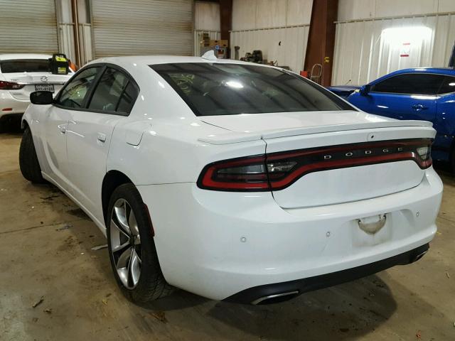 2C3CDXCTXFH715537 - 2015 DODGE CHARGER R/ WHITE photo 3