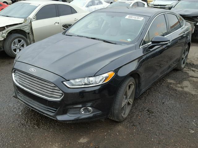 3FA6P0H93FR226279 - 2015 FORD FUSION SE BLACK photo 2