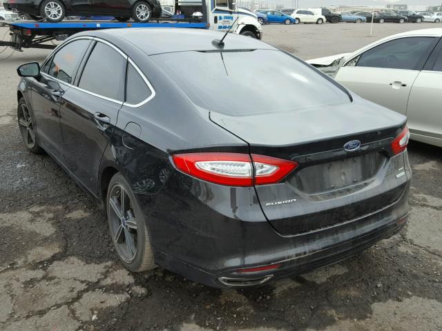 3FA6P0H93FR226279 - 2015 FORD FUSION SE BLACK photo 3