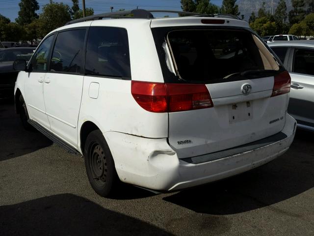 5TDZA23C94S016576 - 2004 TOYOTA SIENNA CE WHITE photo 3