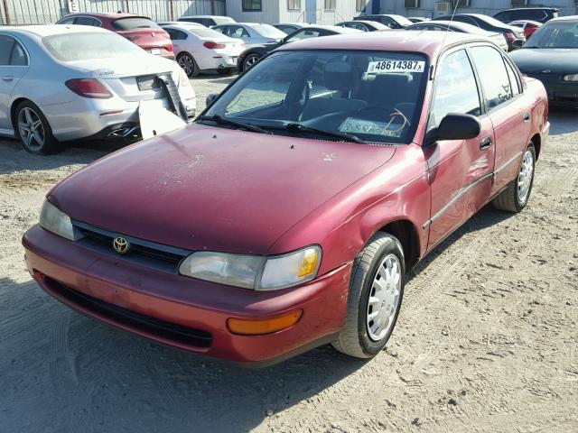 1NXAE09B9SZ232145 - 1995 TOYOTA COROLLA LE 勃艮第红 照片 2