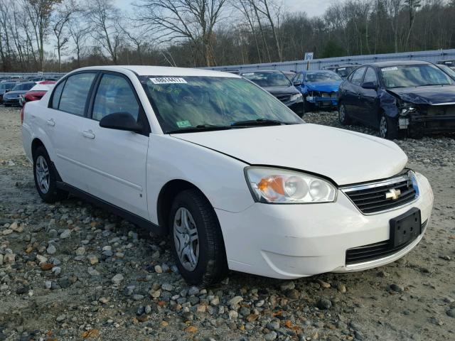 1G1ZS58F37F194109 - 2007 CHEVROLET MALIBU LS თეთრი ფოტო 1