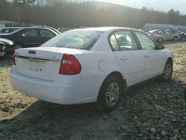 1G1ZS58F37F194109 - 2007 CHEVROLET MALIBU LS WHITE photo 4