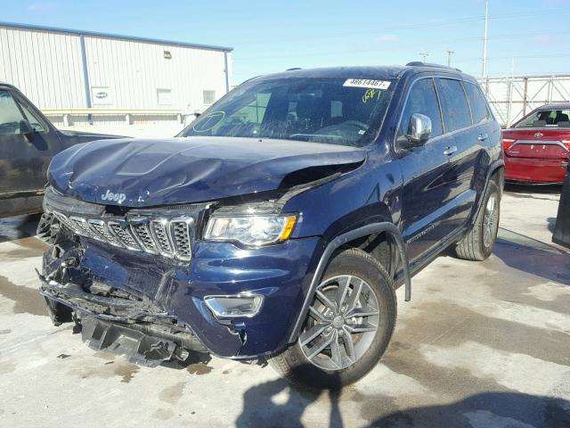 1C4RJEBG2HC617079 - 2017 JEEP GRAND CHER BLUE photo 2