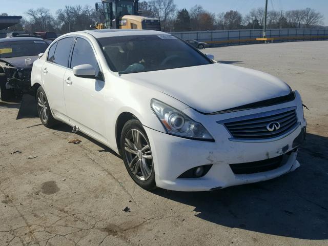 JN1DV6AP7BM830149 - 2011 INFINITI G25 BASE WHITE photo 1