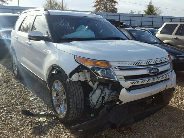 1FMHK8F80CGA56410 - 2012 FORD EXPLORER L WHITE photo 1