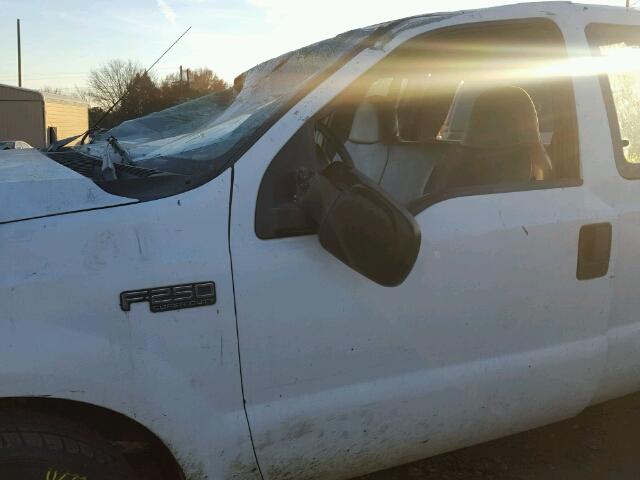 1FTNX20L4XEA69021 - 1999 FORD F250 SUPER WHITE photo 9