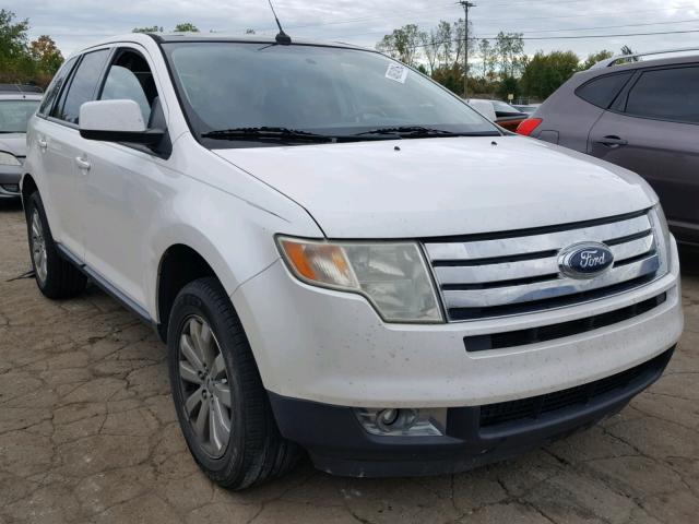 2FMDK38C19BA61845 - 2009 FORD EDGE SEL WHITE photo 1