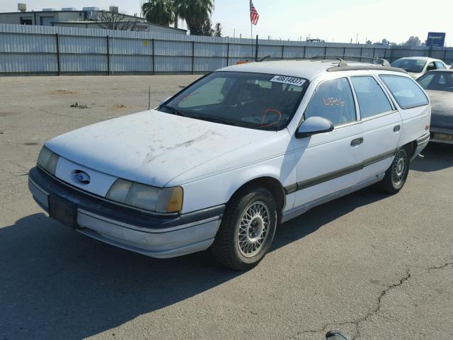 1FACP5749LG252331 - 1990 FORD TAURUS WHITE photo 2