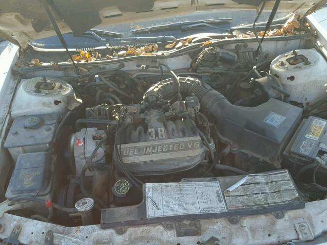 1FACP5749LG252331 - 1990 FORD TAURUS WHITE photo 7