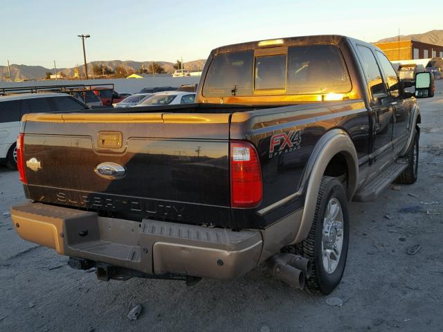 1FT7W2BT6DEA31424 - 2013 FORD F250 SUPER BLACK photo 4