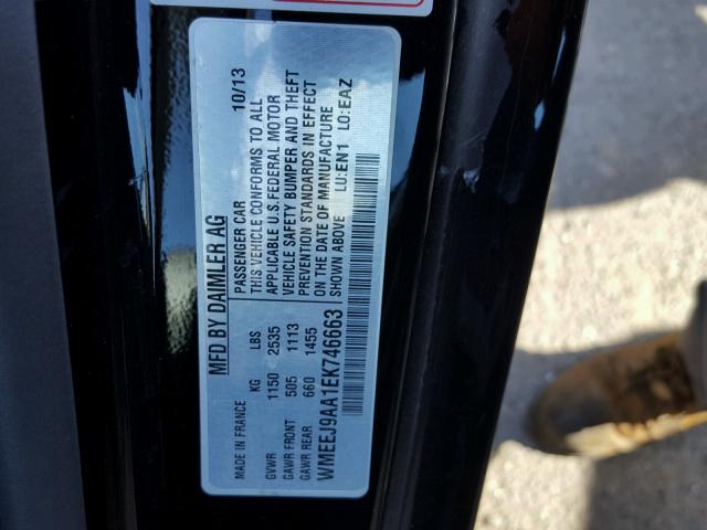 WMEEJ9AA1EK746663 - 2014 SMART FORTWO ELE 白色 照片 10