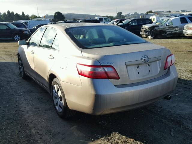 4T4BE46K78R037398 - 2008 TOYOTA CAMRY CE GOLD photo 3