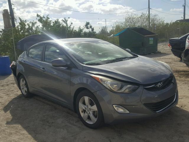 5NPDH4AEXDH288064 - 2013 HYUNDAI ELANTRA GL GRAY photo 1