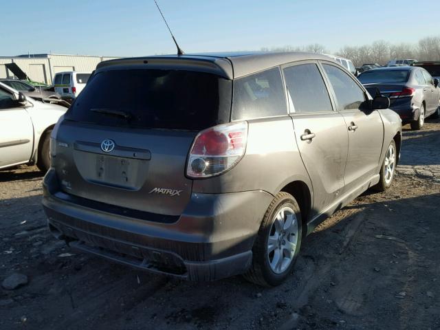 2T1KR32E27C648951 - 2007 TOYOTA COROLLA MA GRAY photo 4