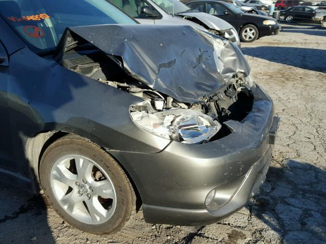 2T1KR32E27C648951 - 2007 TOYOTA COROLLA MA GRAY photo 9