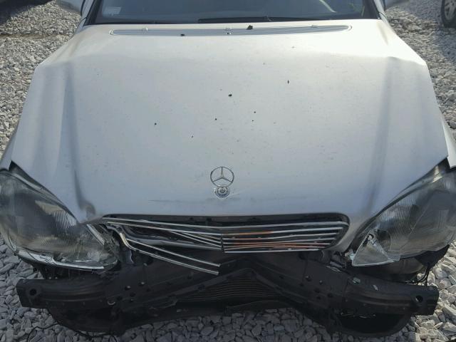 WDBNG70J92A285182 - 2002 MERCEDES-BENZ S 430 SILVER photo 7